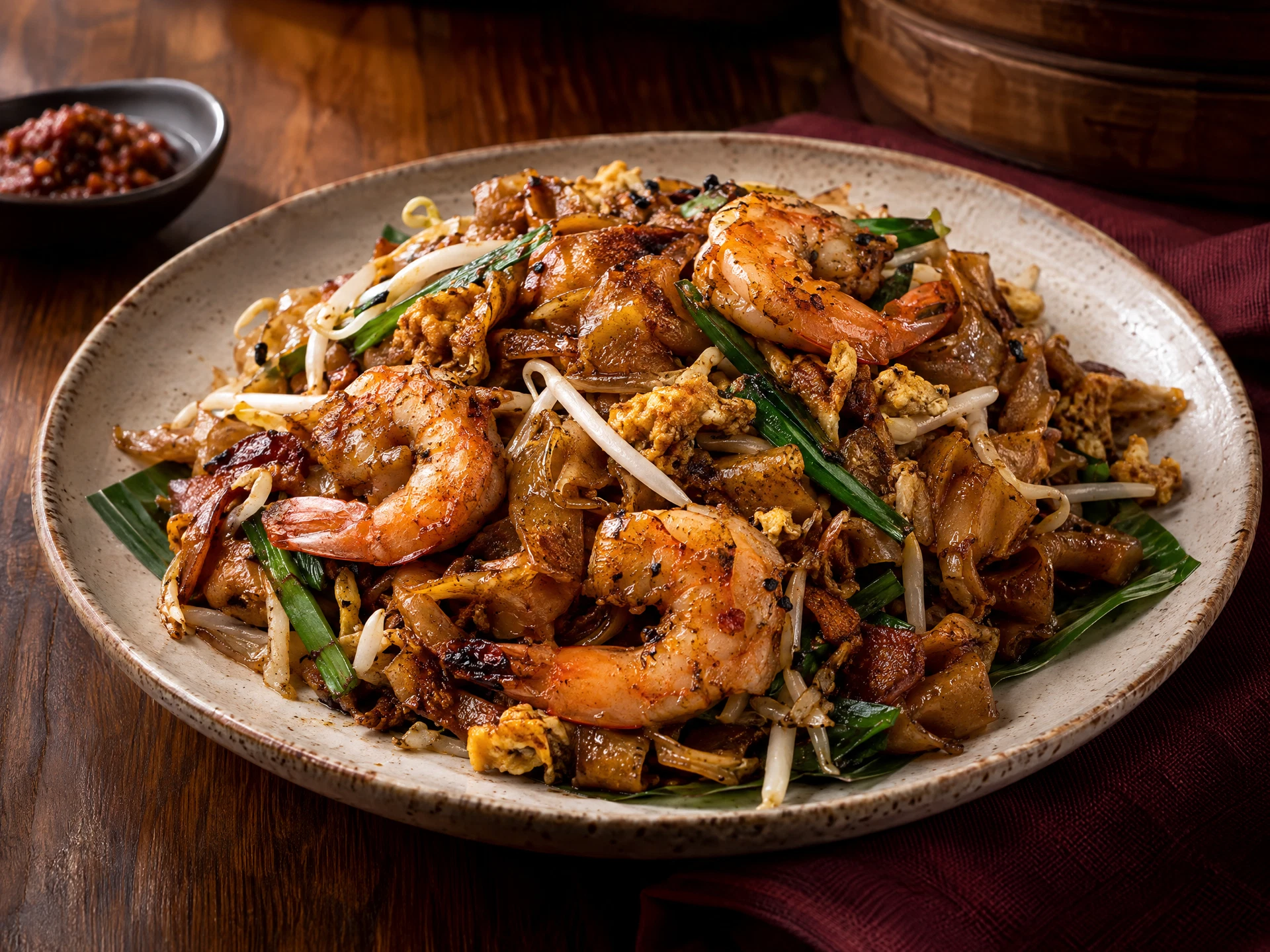 Kuey Teow — Illustrative food photography; not photos of the restaurant.